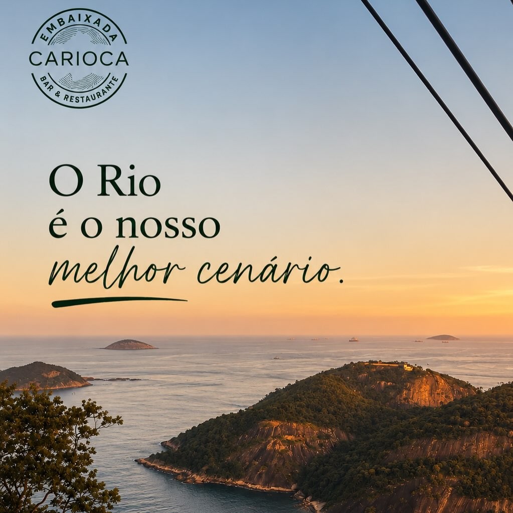 Bom atendimento, sabores da nossa cozinha e a vista do Morro da Urca: uma experiência para aproveitar com calma.